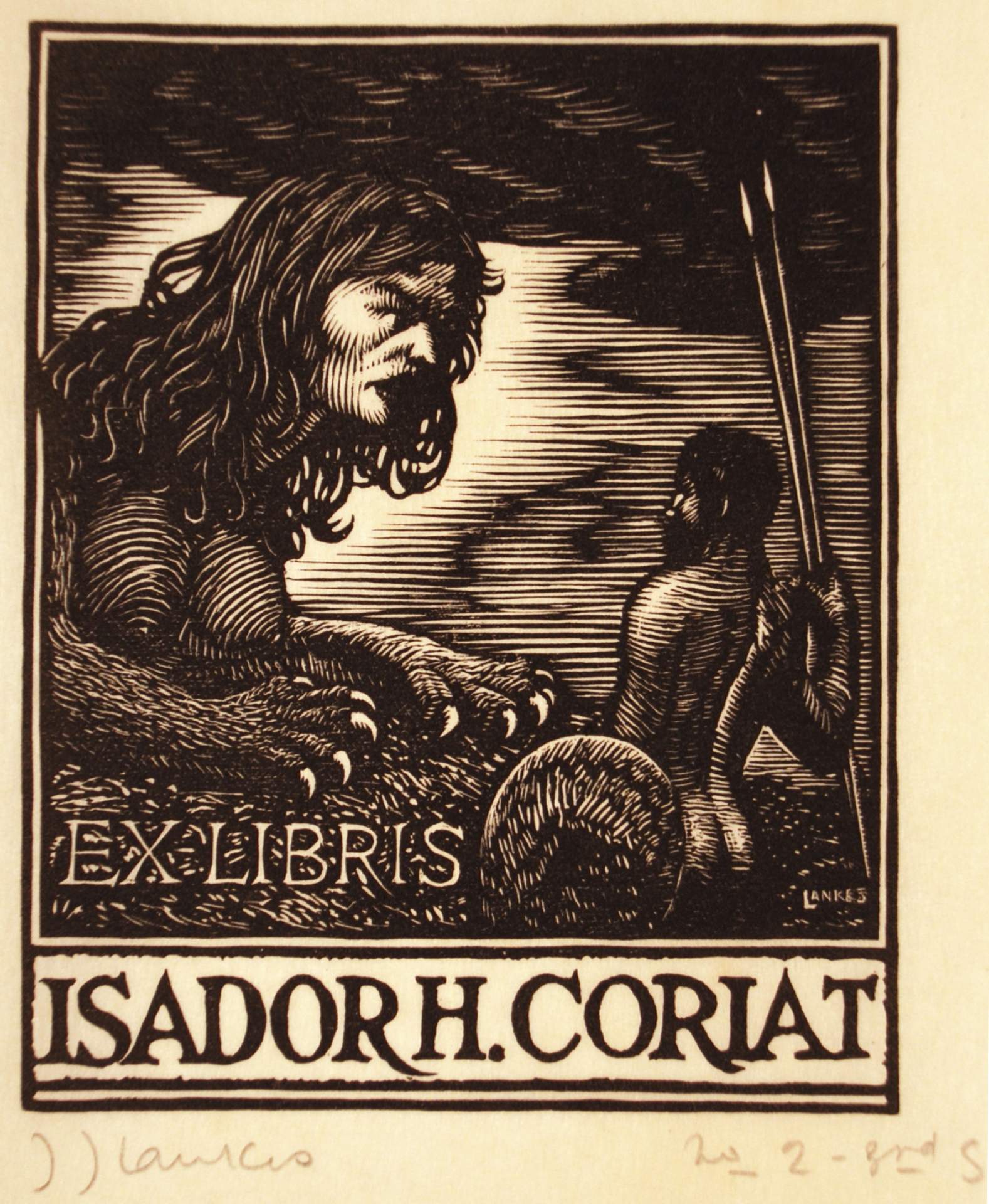 Isadore H. Coriat Bookplate II