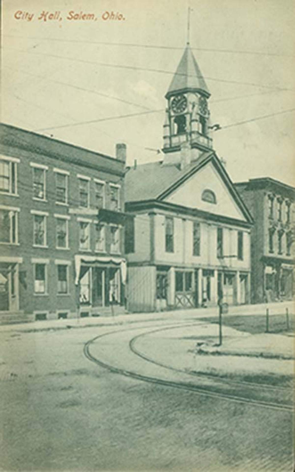 Postcard, City Hall, Salem, Ohio