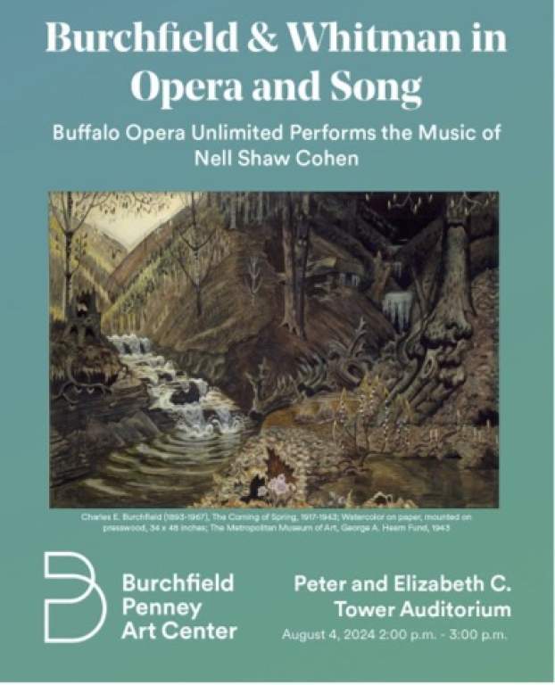 Burchfield & Whitman in Opera and Song - Event Program 