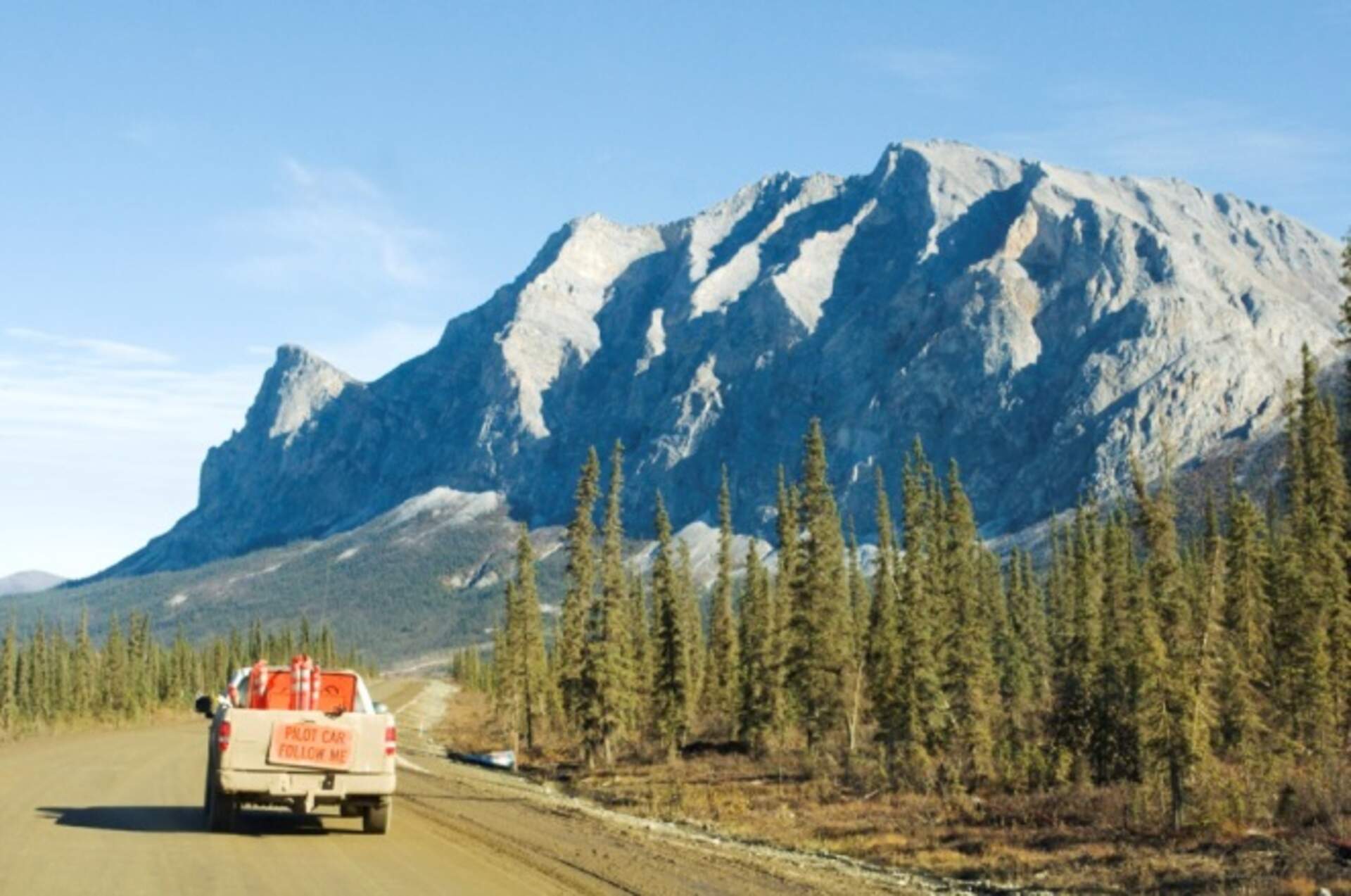 Dalton Highway Construction Pilot Car