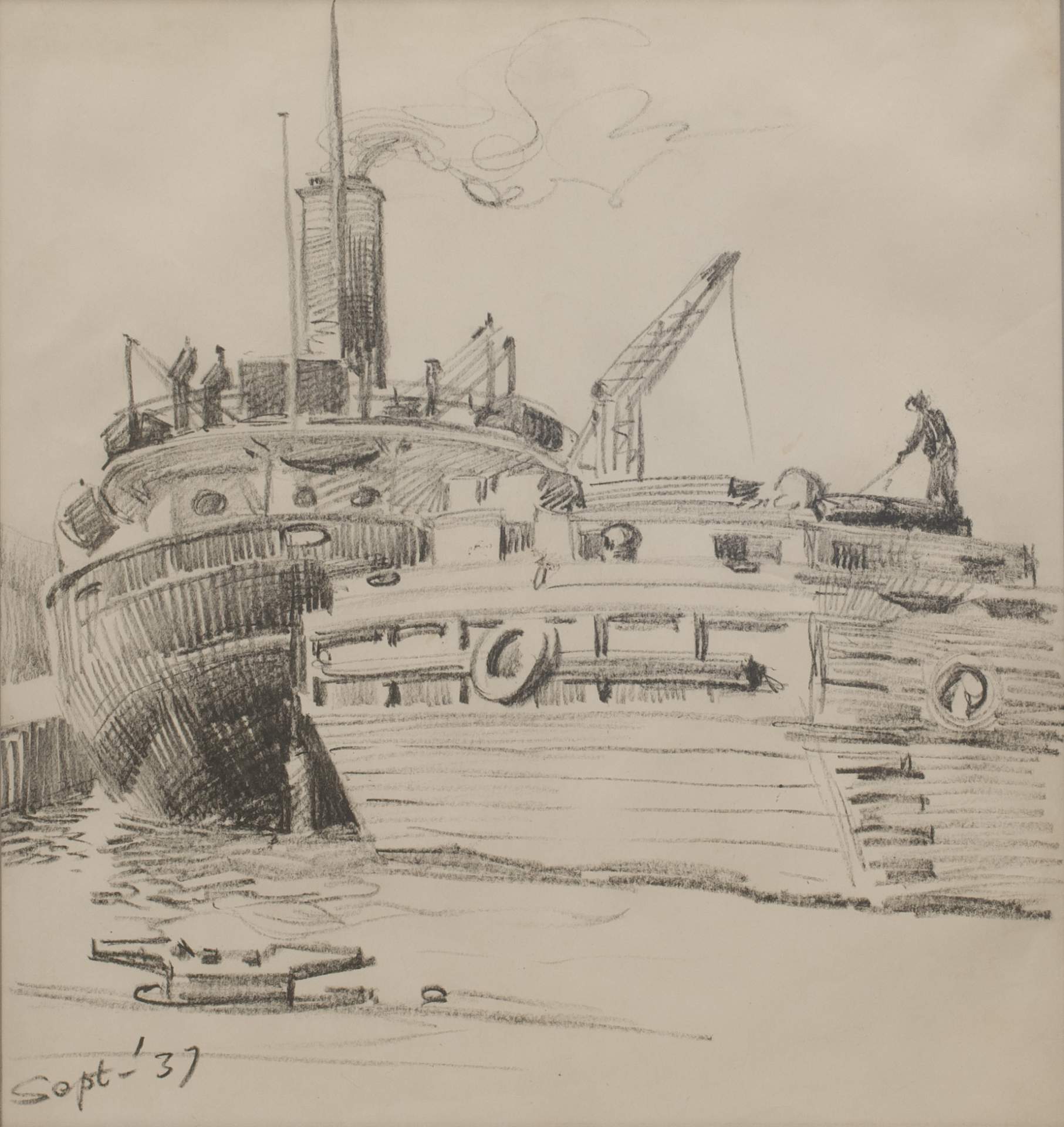Untitled (Barge and Laker)