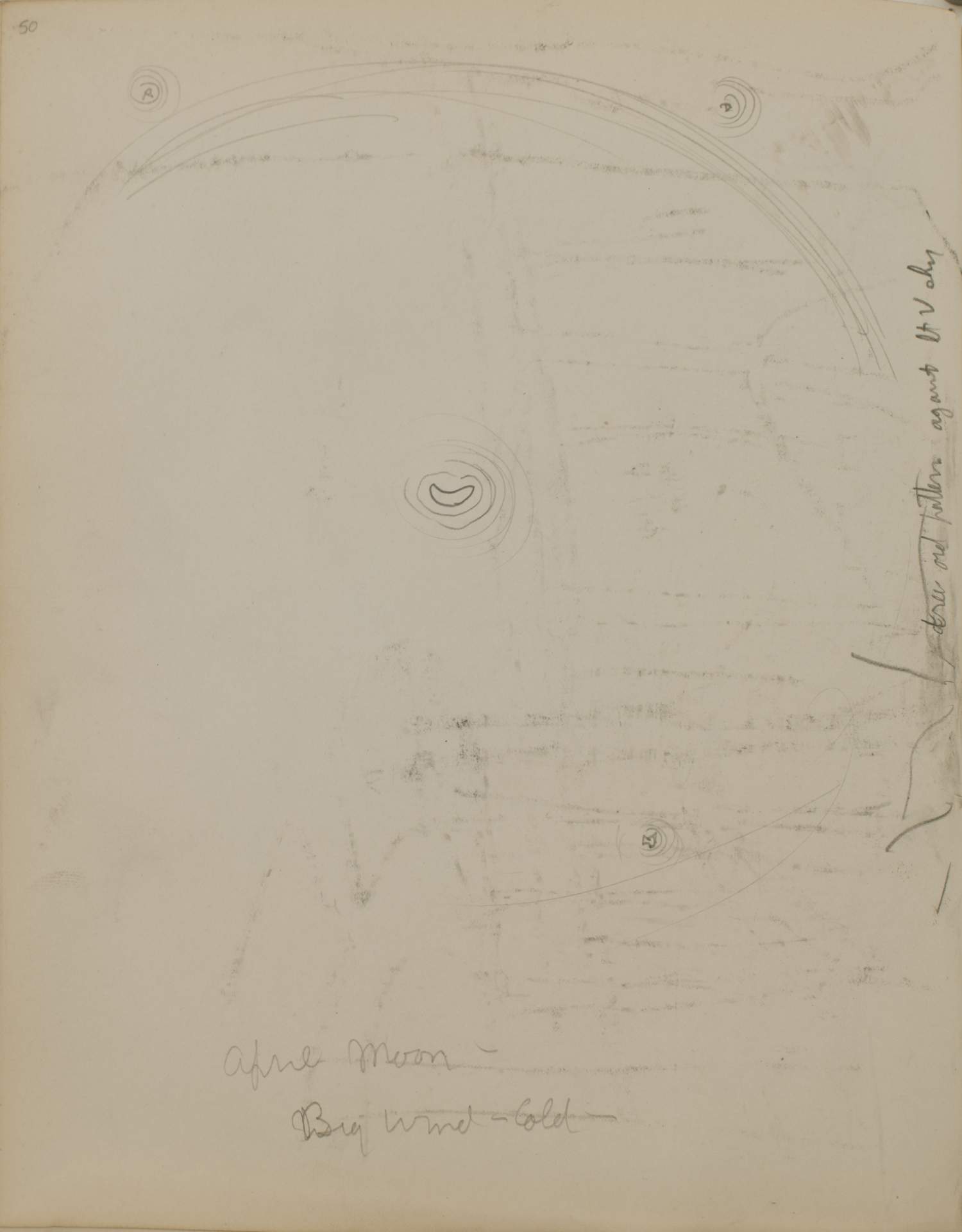 Untitled (sketch of the moon)
