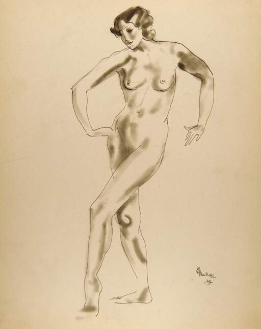 Standing Female Nude