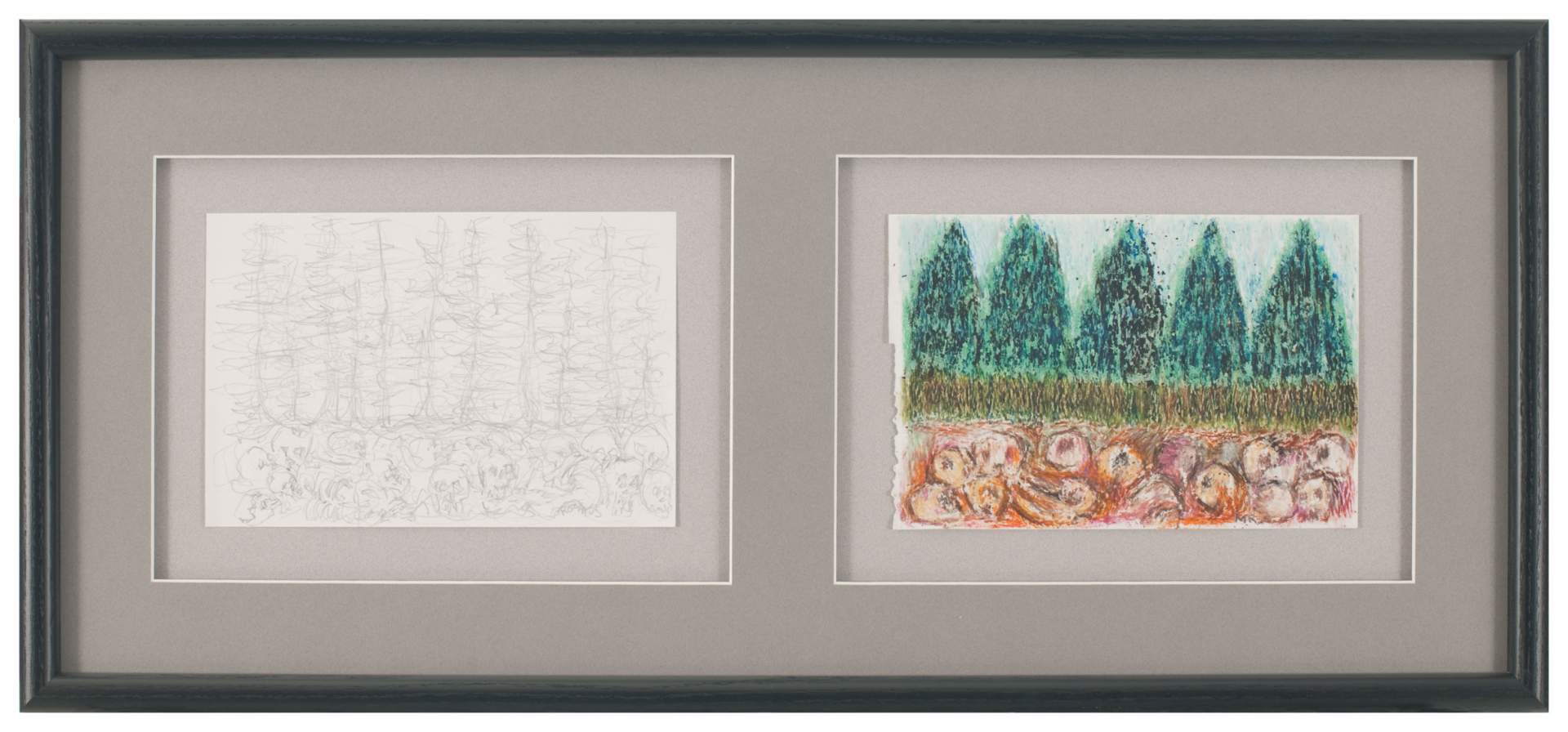Study for Katyn Forest (right)