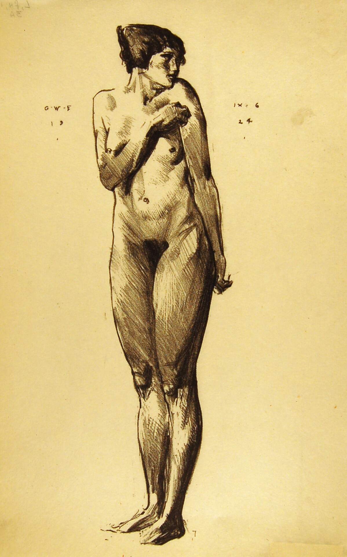 Standing Female Nude