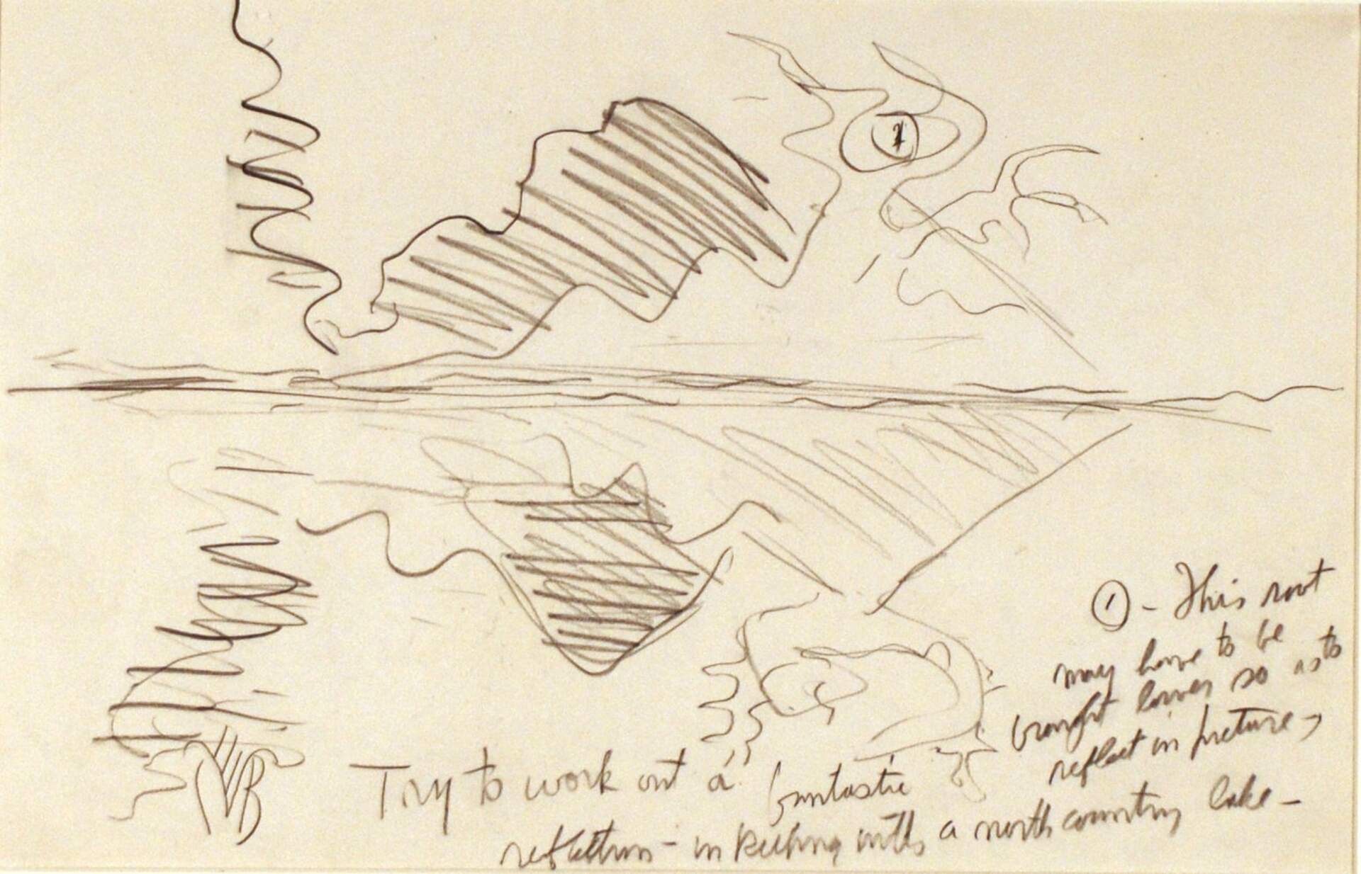 Study for Solitude (A North Country Lake)