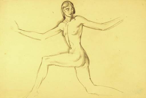 Female Figure on Runnng