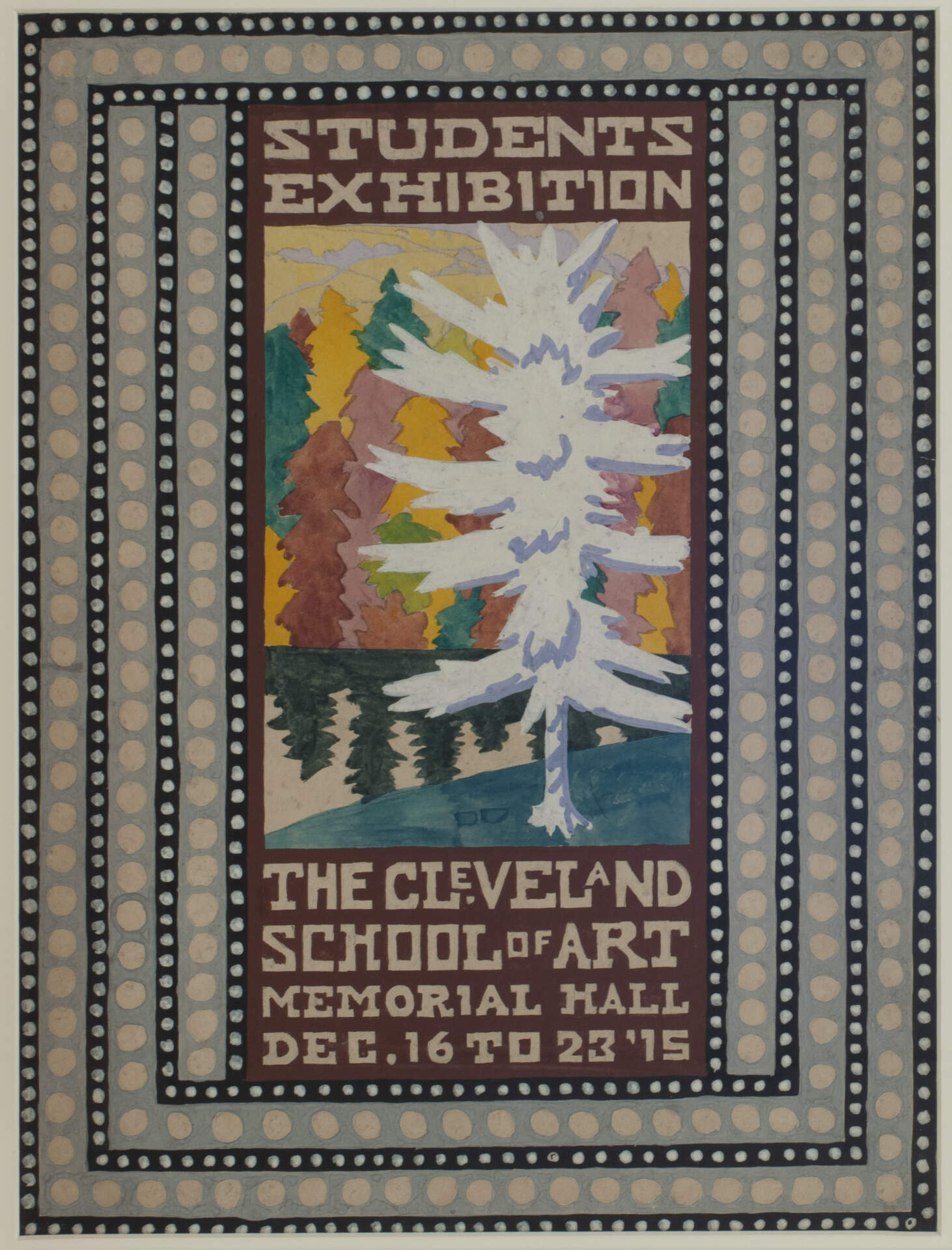 Student Exhibition Poster (White Spruce Tree)