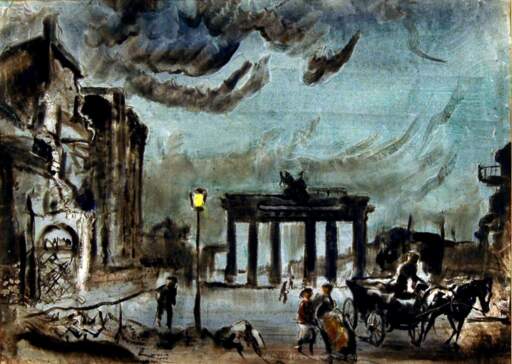 Brandenburg Gate, Evening