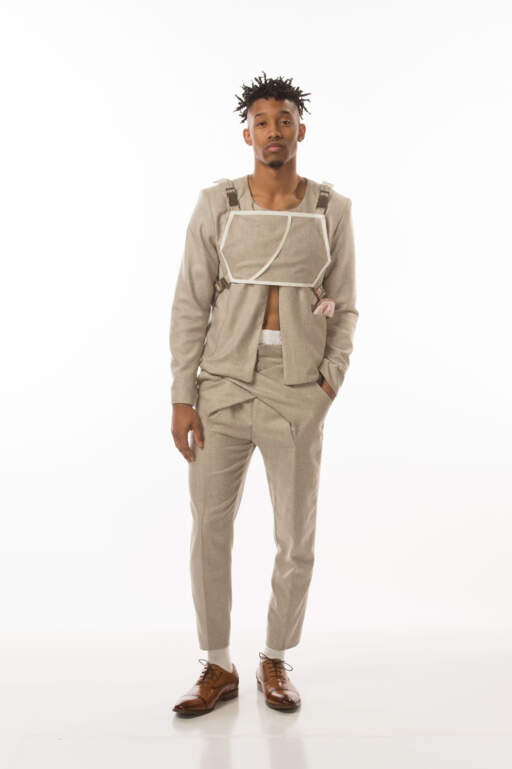 Suit from Student Collection, Almagosta for RUNWAY