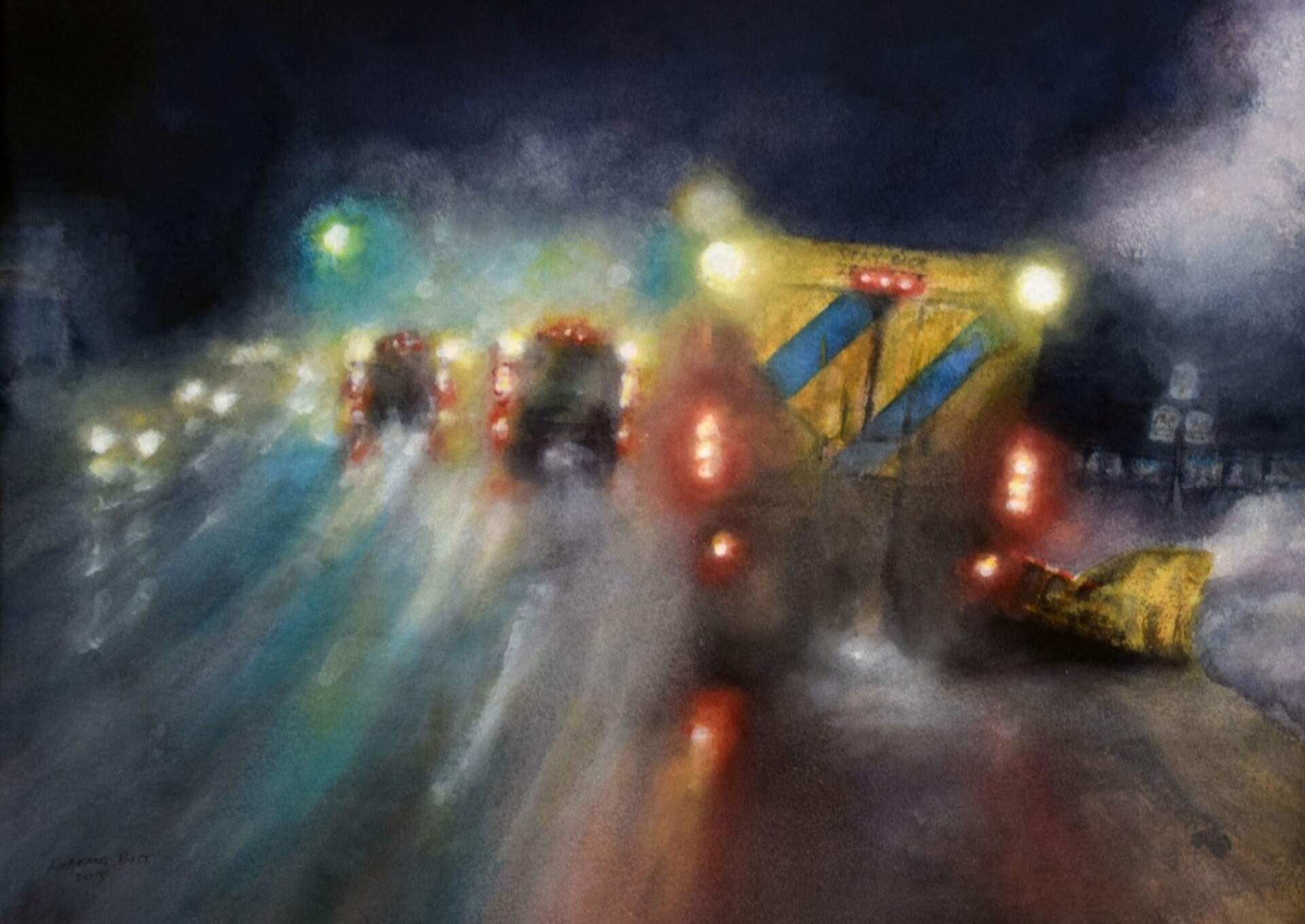 Painting Light at Night