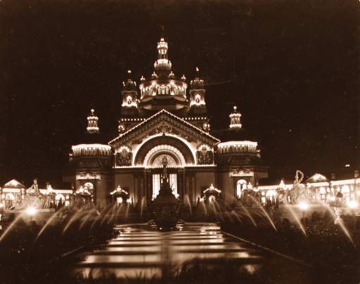 Horticulture Building at Night