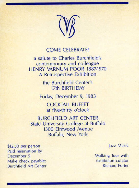 Henry Varnum Poor, 1887-1970, A Retrospective Exhibition
