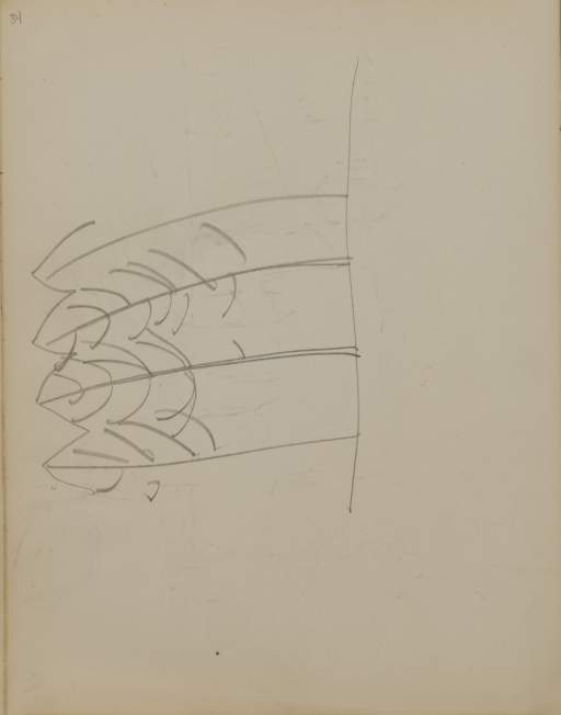 Untitled (sketch of Four Trees)