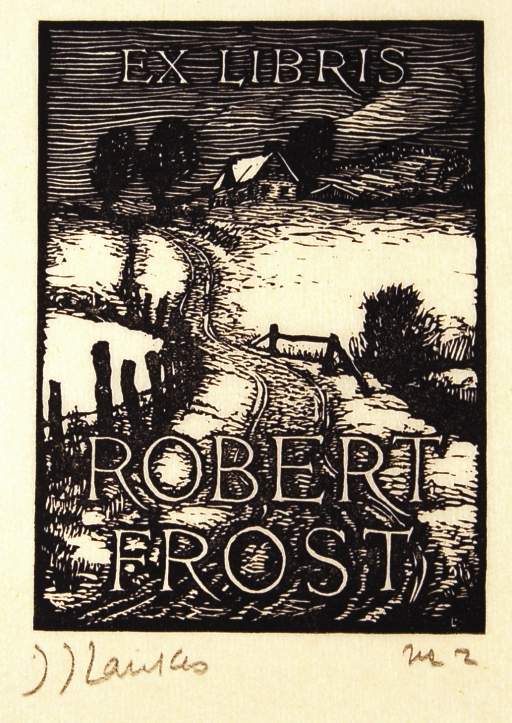 Robert Frost Bookplate