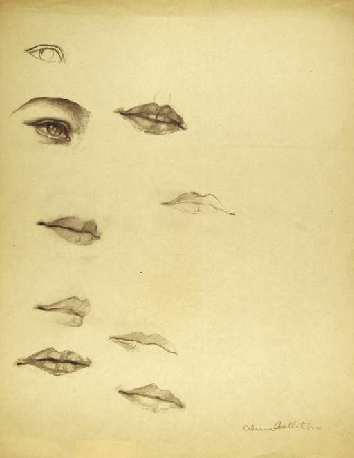 Sketches of Mouths and Eyes