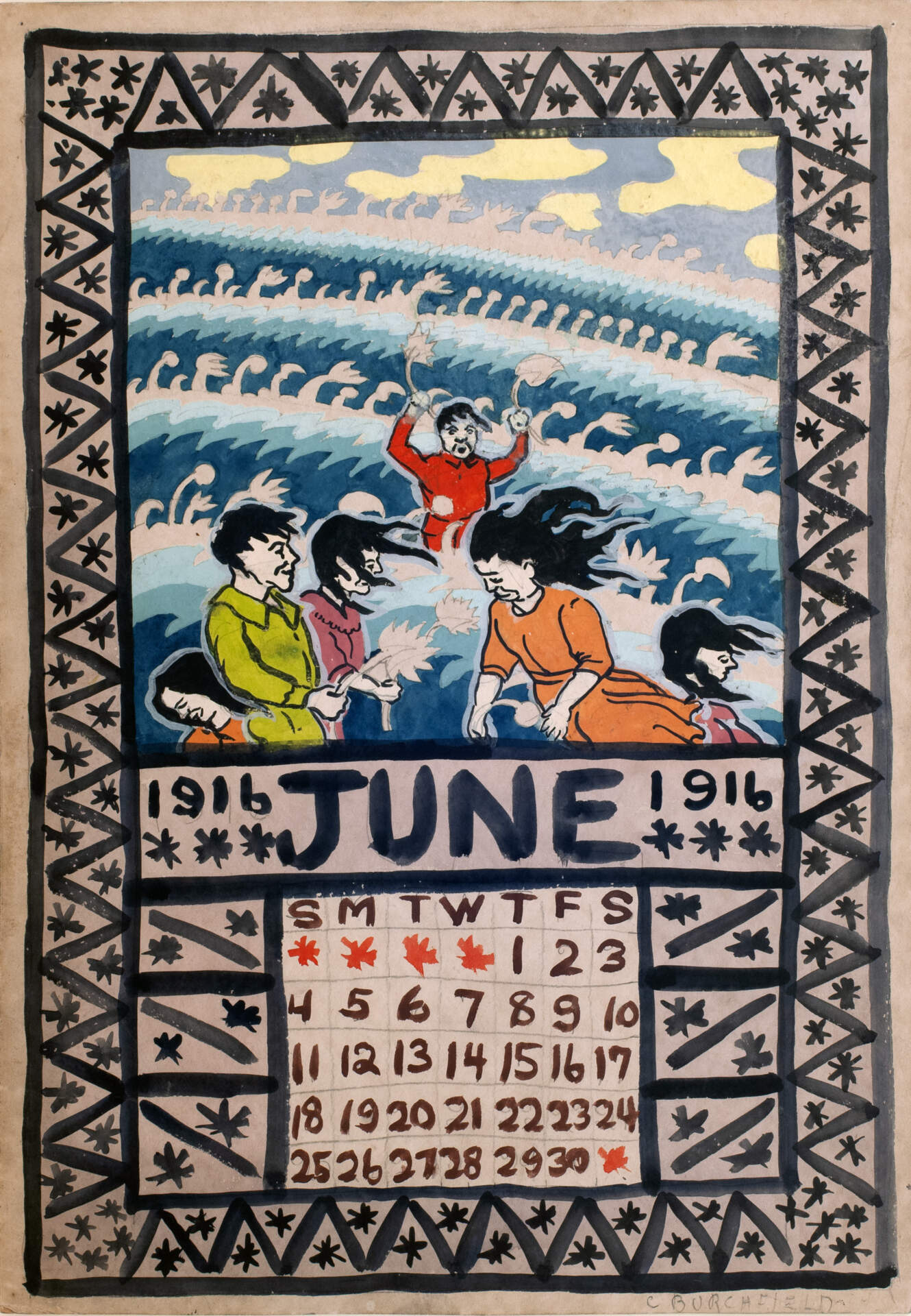 Calendar Design for June