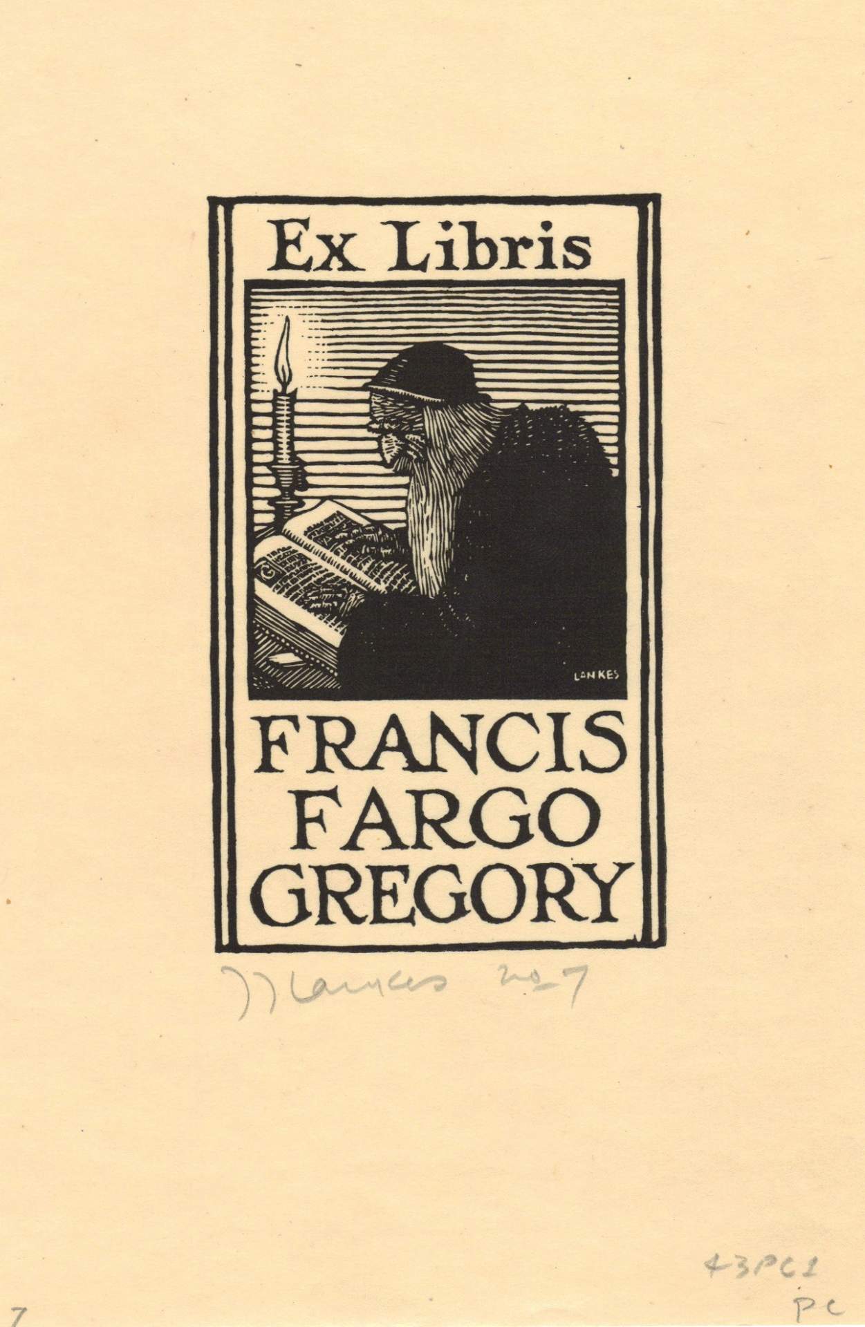 Gregory Bookplate