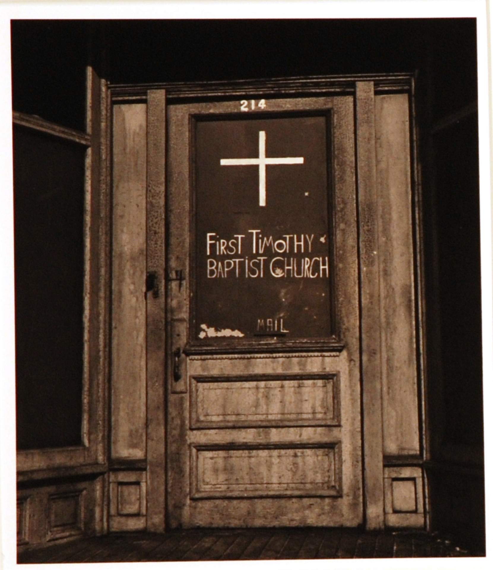 Untitled, From the Series Storefront Churches 8-3
