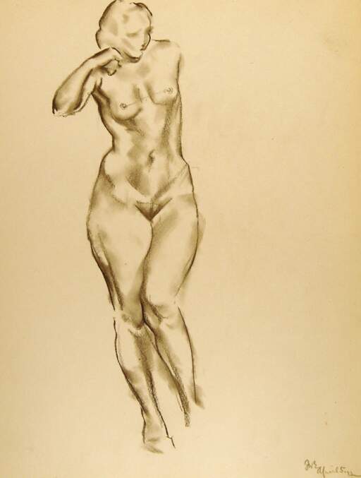 Standing Female Nude