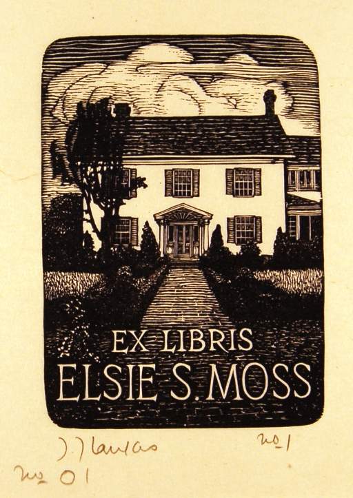 Elsie S. Moss Book Plate