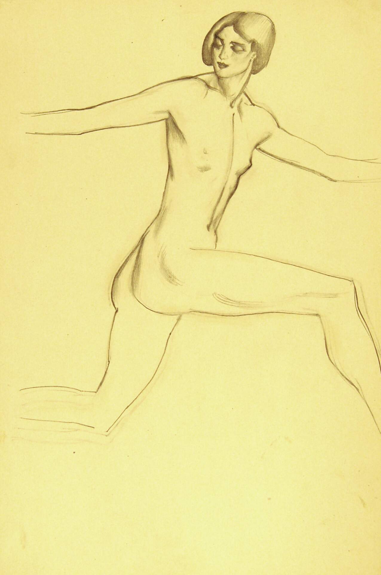 Running Female Nude