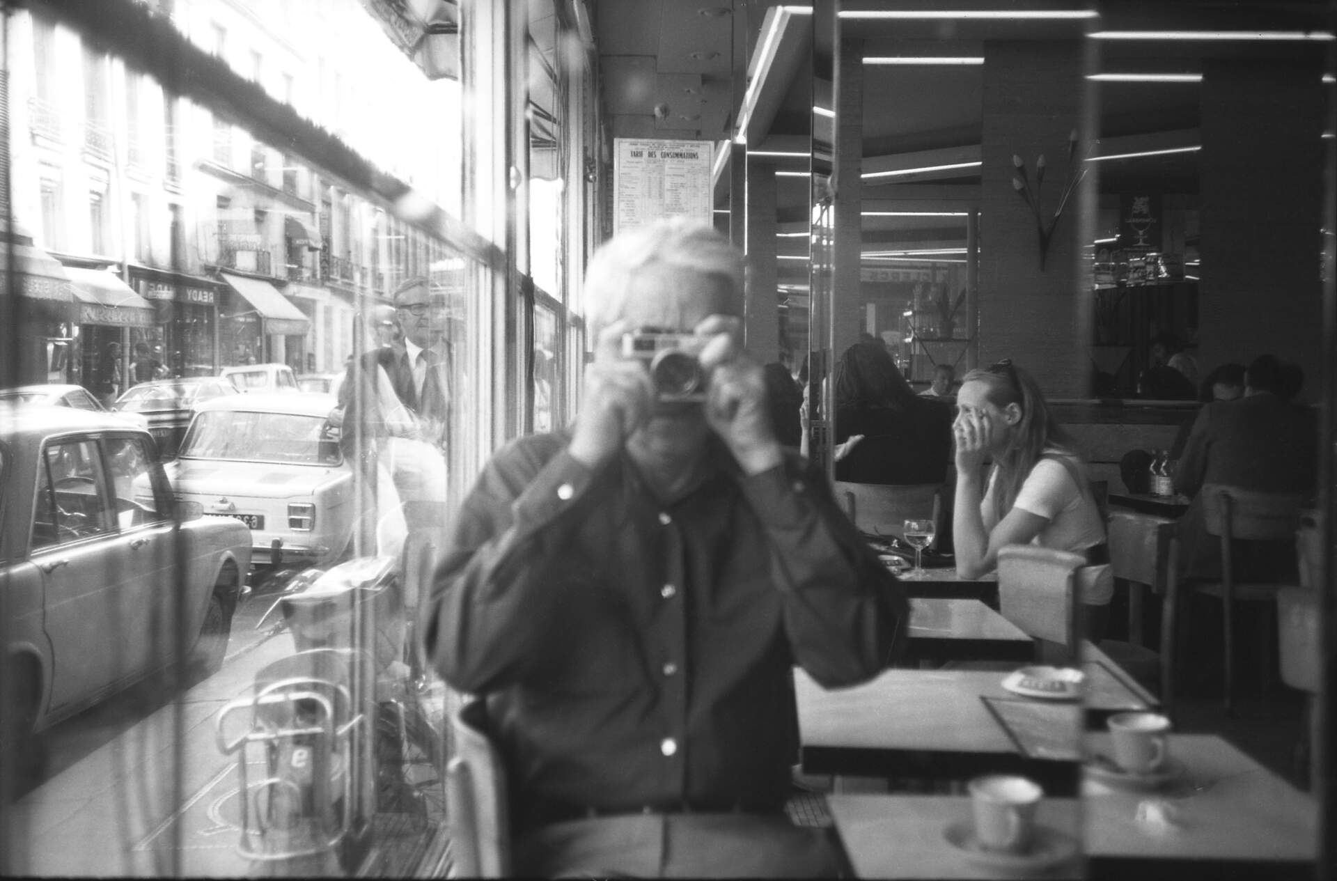 Untitled photographic negative (Self portrait of Philip Elliott)