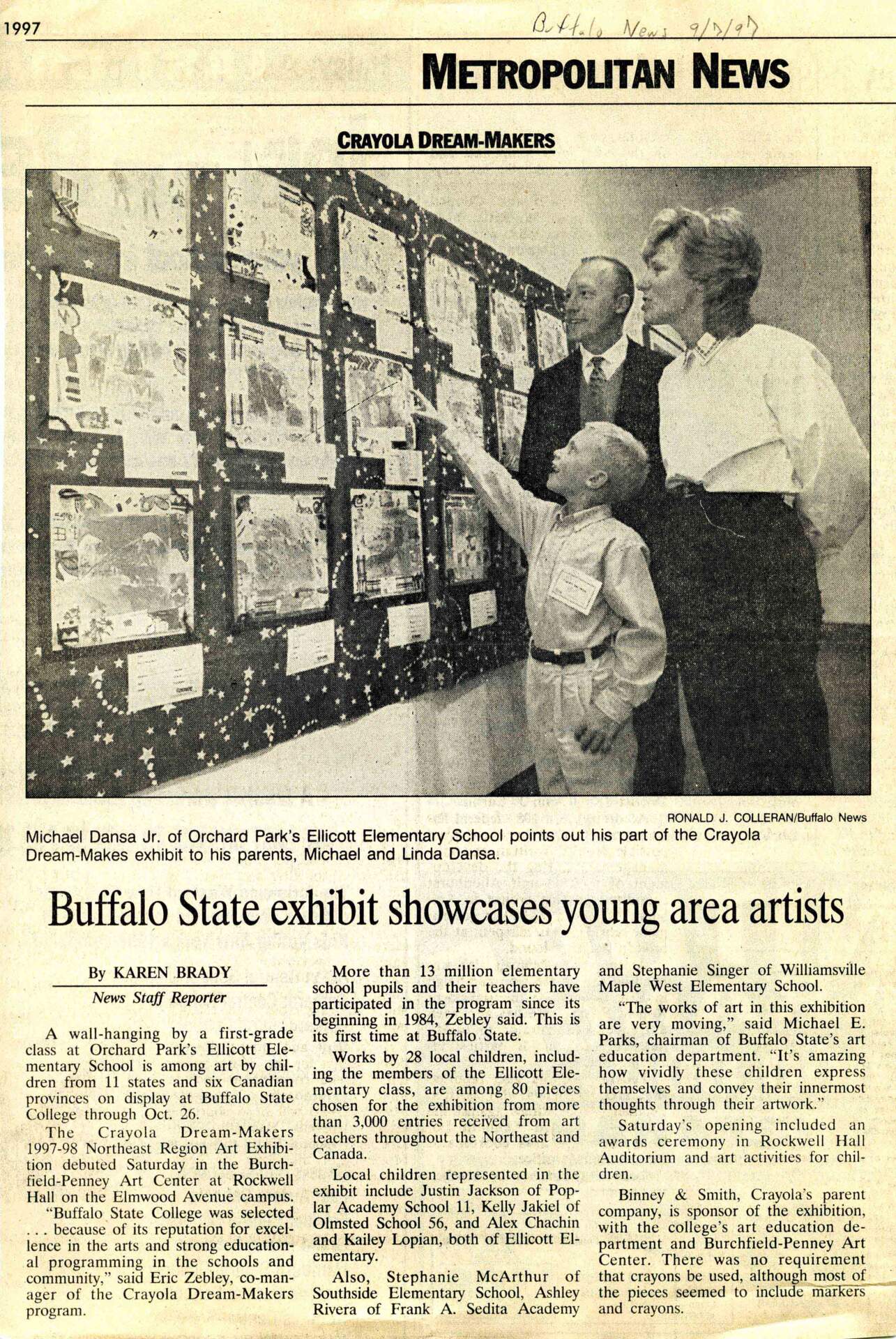 Metropolitan News "Crayola Dream-Makers"