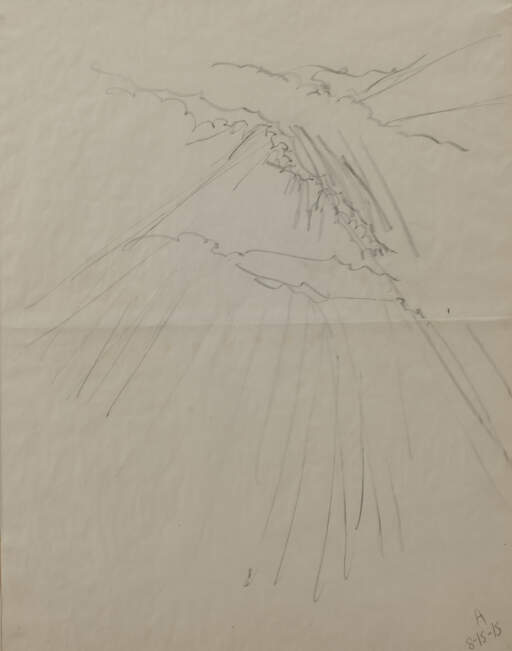 Untitled (Sun Rays Peeking Through a Cloud)