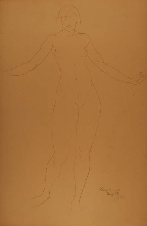 Standing Female Nude