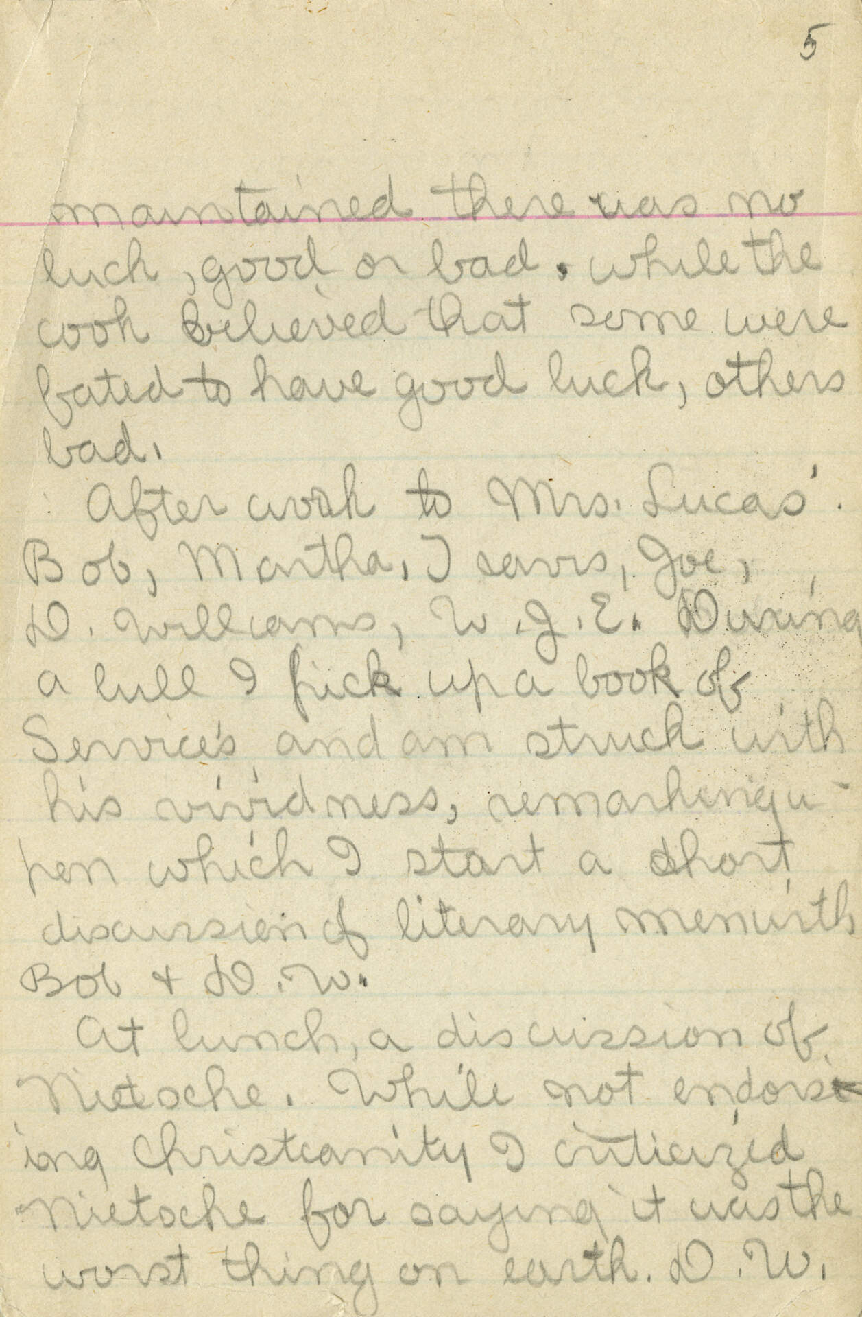 Untitled (Journal Page 5)
