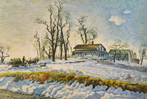 Bringing in the Christmas Tree