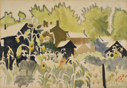 August Sunlight (Burchfield titled it August Noon)