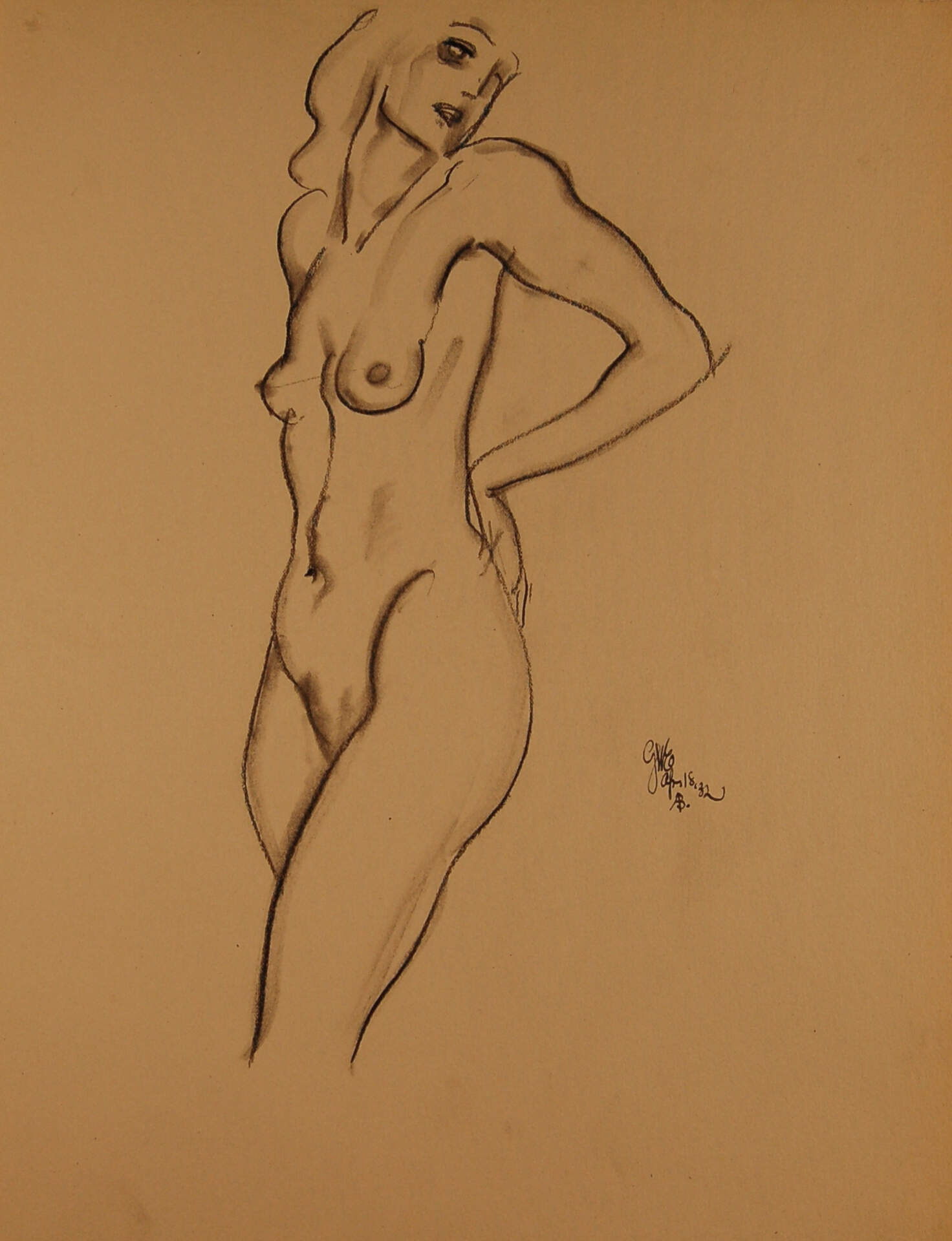 Standing Female Nude