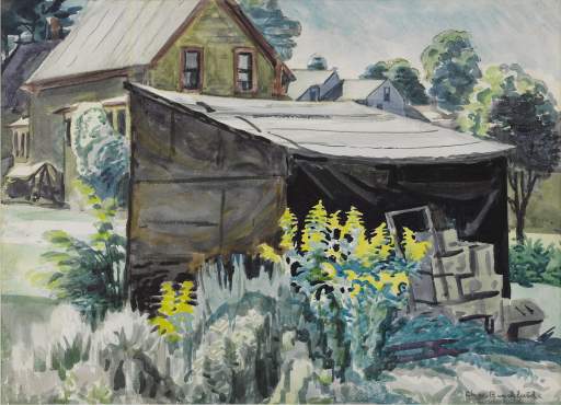 Goldenrod and Shed