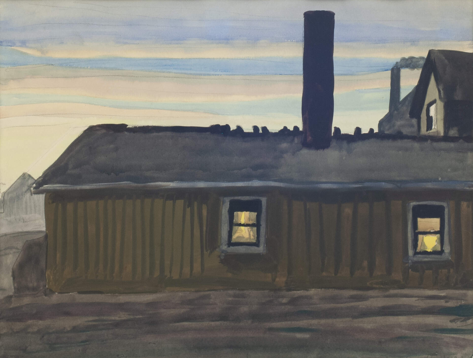 House in November Evening
