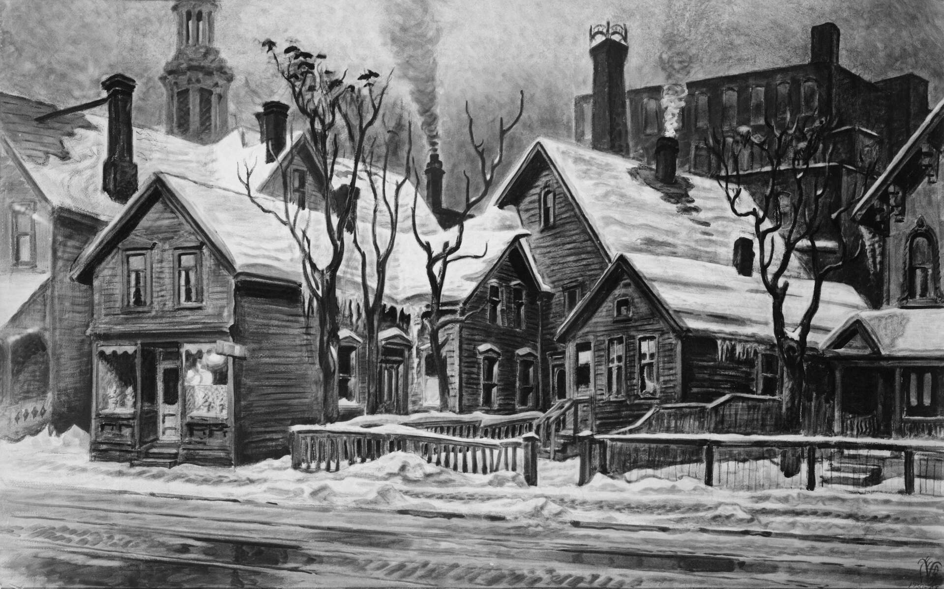 Winter (black & white photograph)