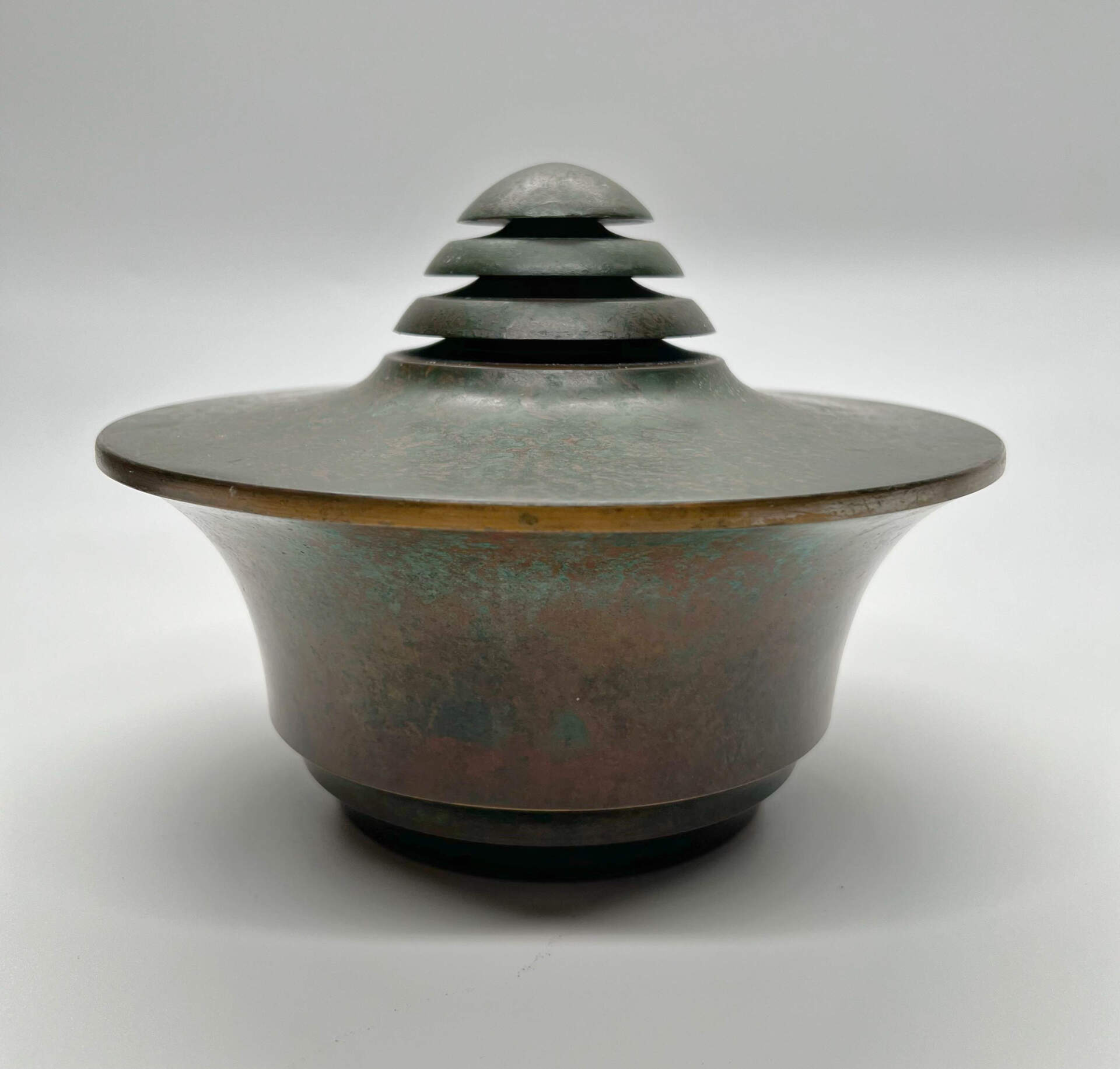 Serenity Domed Covered Candy Dish with Polished Interior,
