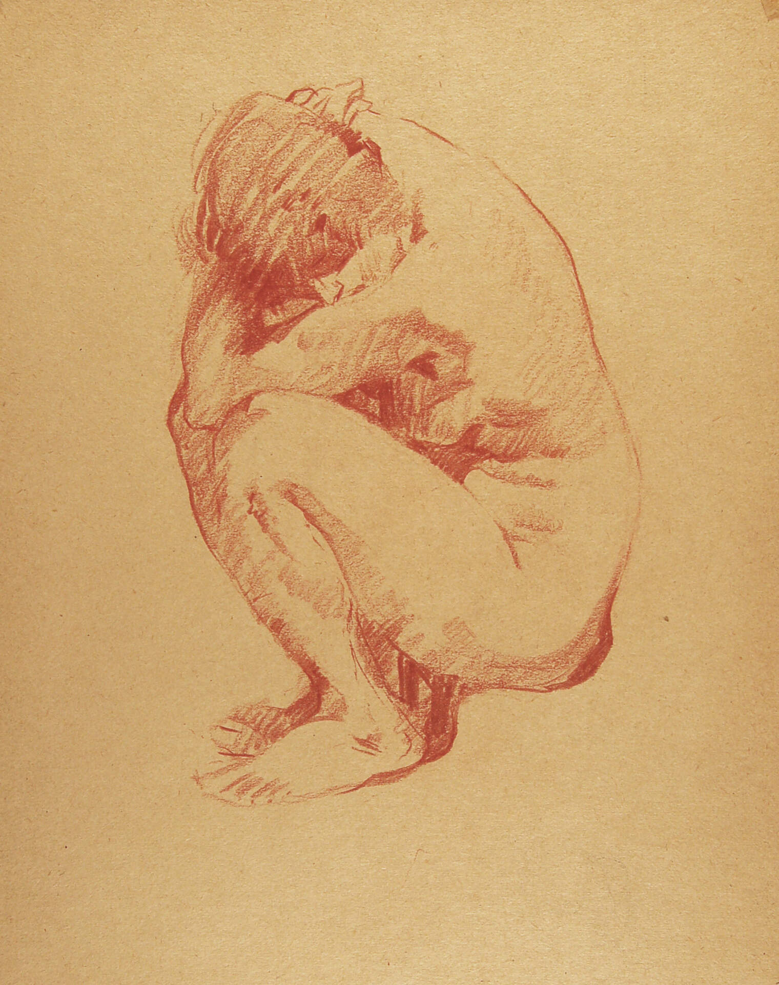 Folded Female Figure