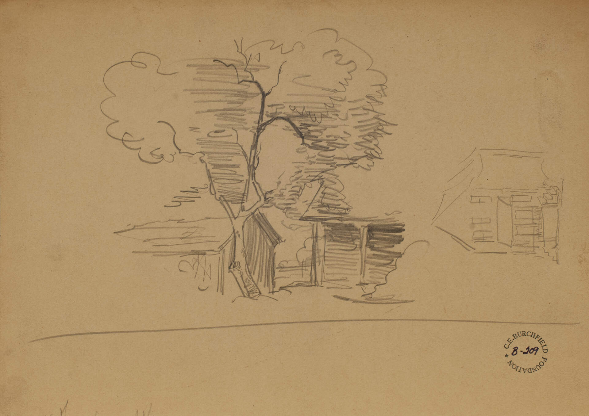 Tree and House