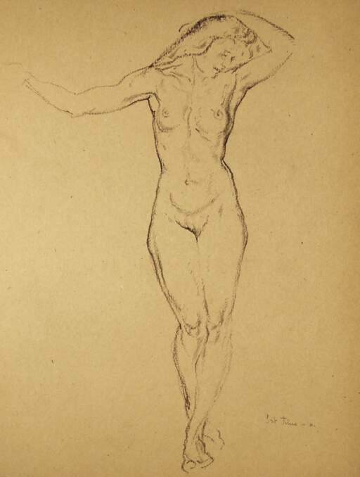 Standing Female Nude