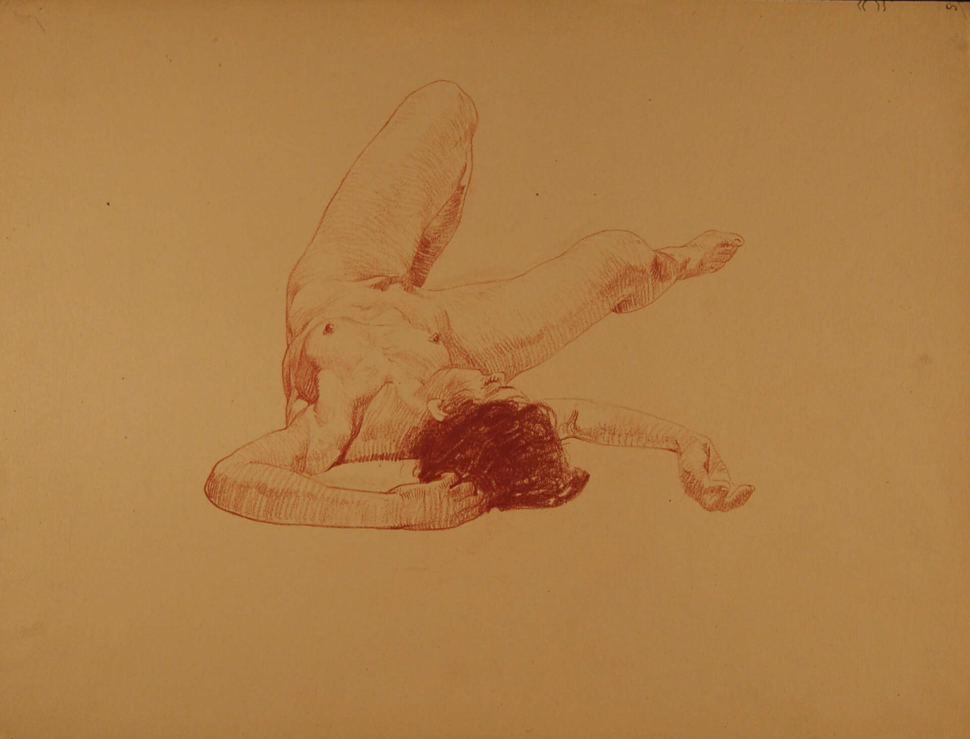 Untitled (Reclining Female Nude)