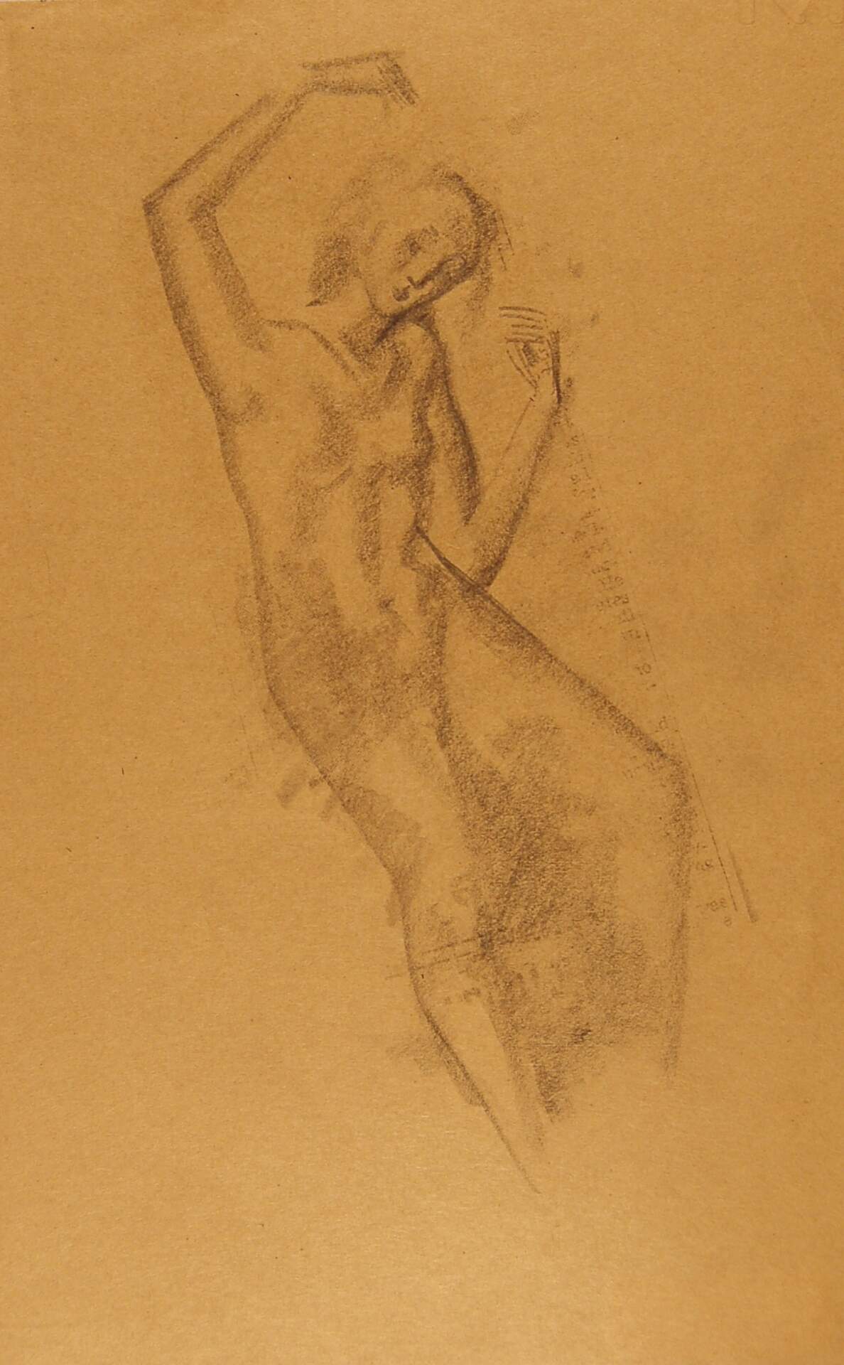 Standing Female, Right Hand Over Head
