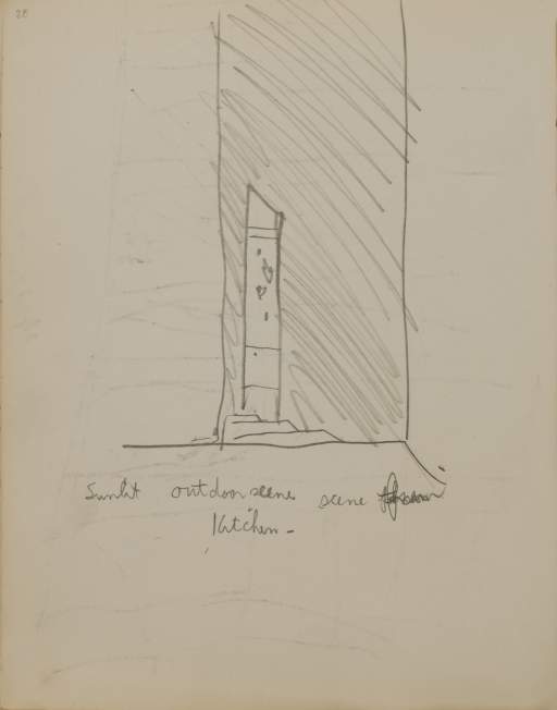 Untitled (kitchen doorway from outside)