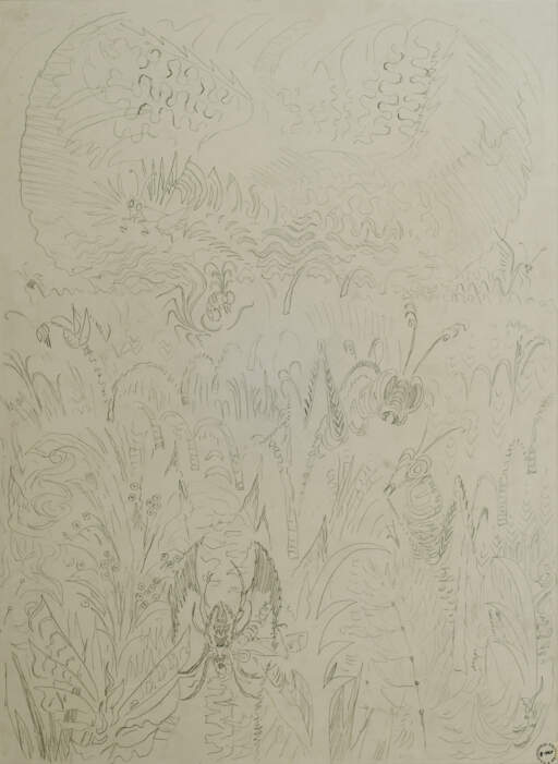 Tracing of Original Version "Spider and Grasshoppers" (1948)