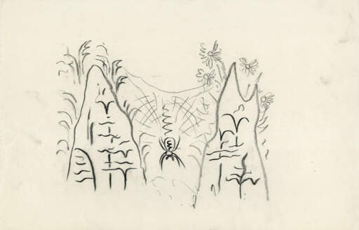 Untitled (Study for Haunted Twilight, 1957))