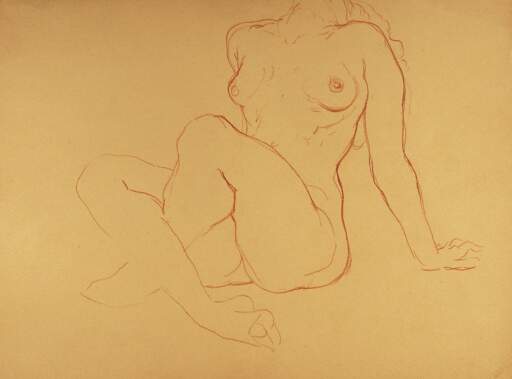 Seated Female Nude