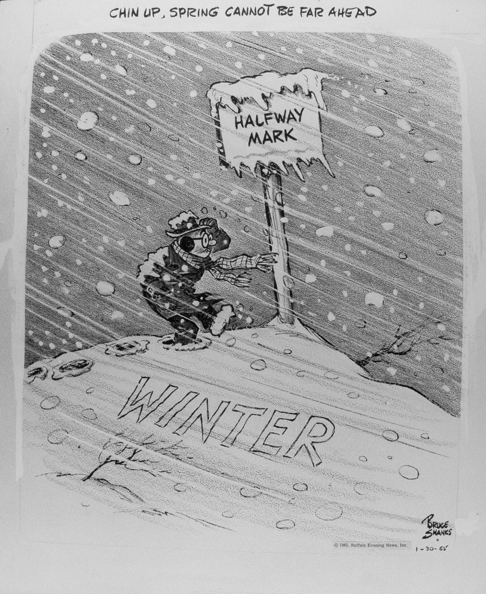 Chin up, Spring Cannot Be Far Ahead