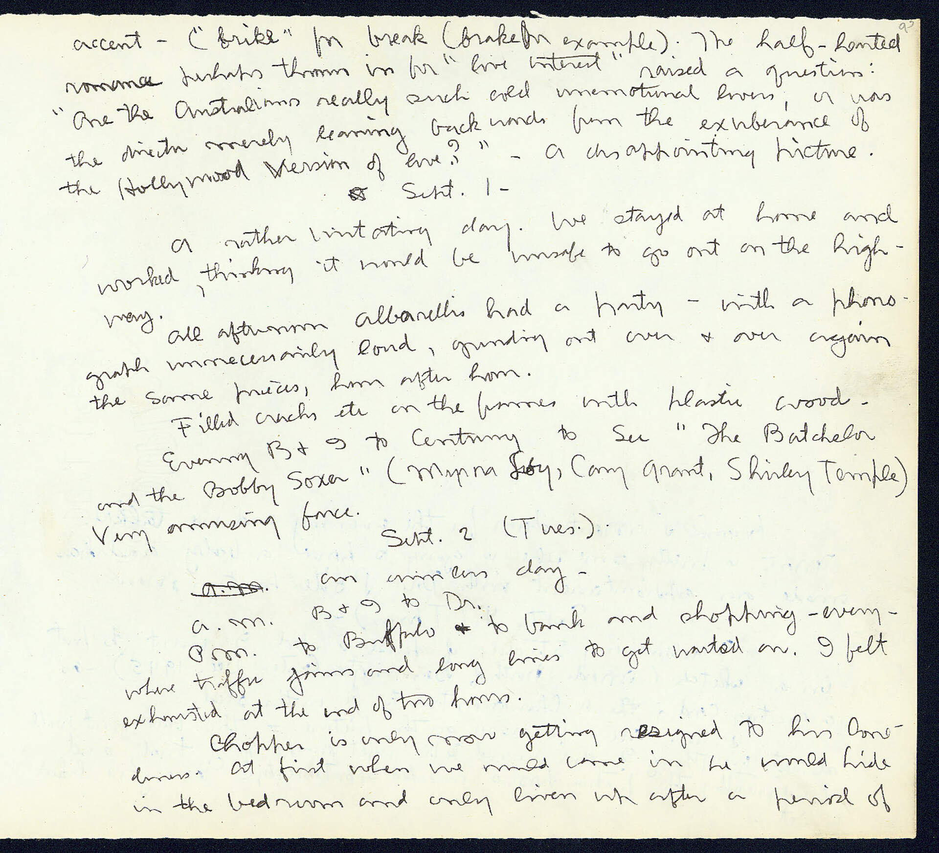 Untitled (Journal Page), Pg 93