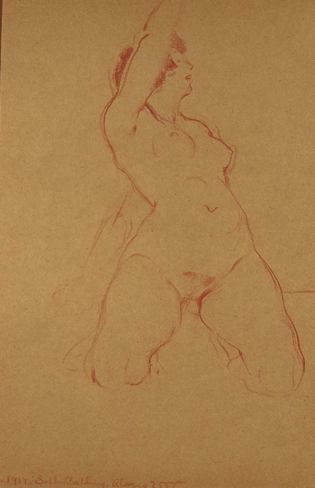 Kneeling Female Nude